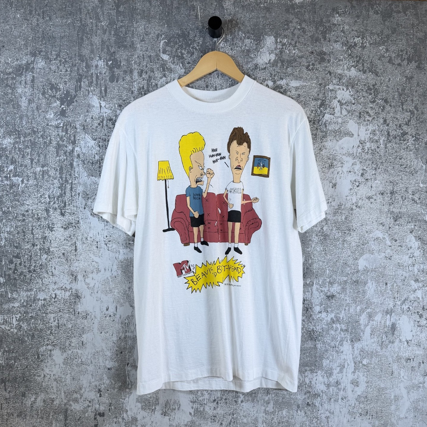 Beavis & Butthead Vintage 90s Tee  Size Large