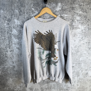 Vintage 90's Graphic Eagle Sweatshirt Crewneck Size XL
