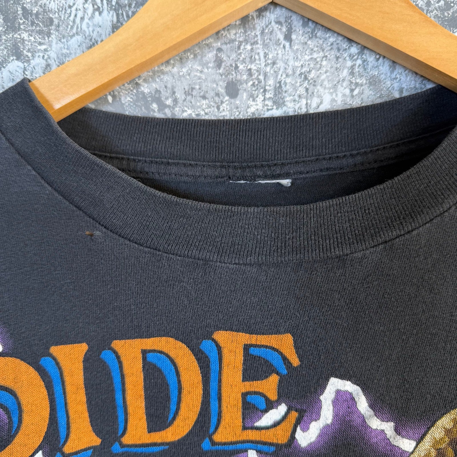 American Thunder Ride The Best 90's Eagle Motorcycle Tee Size Large