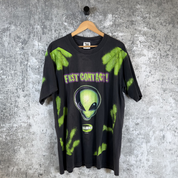 First Contact Vintage 90s Tee Size XL