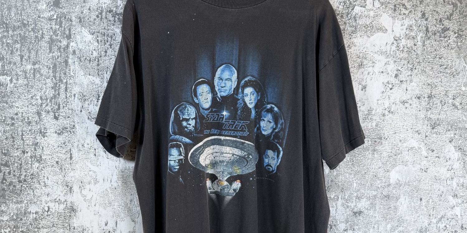 Star Trek The Next Generation Vintage 90s Tee Size XL