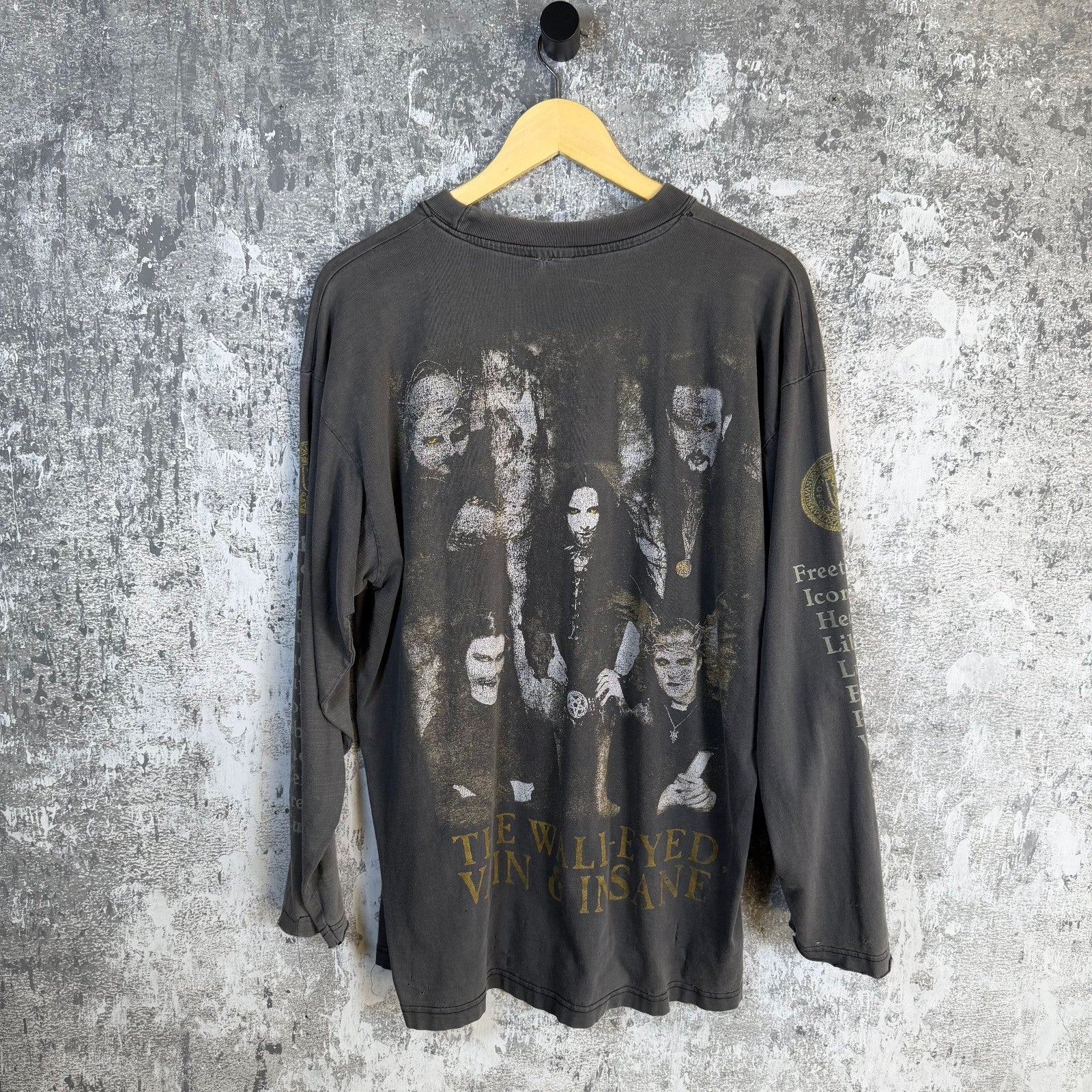Cradle of Filth Vintage Longsleeve 90's Tee Size XL