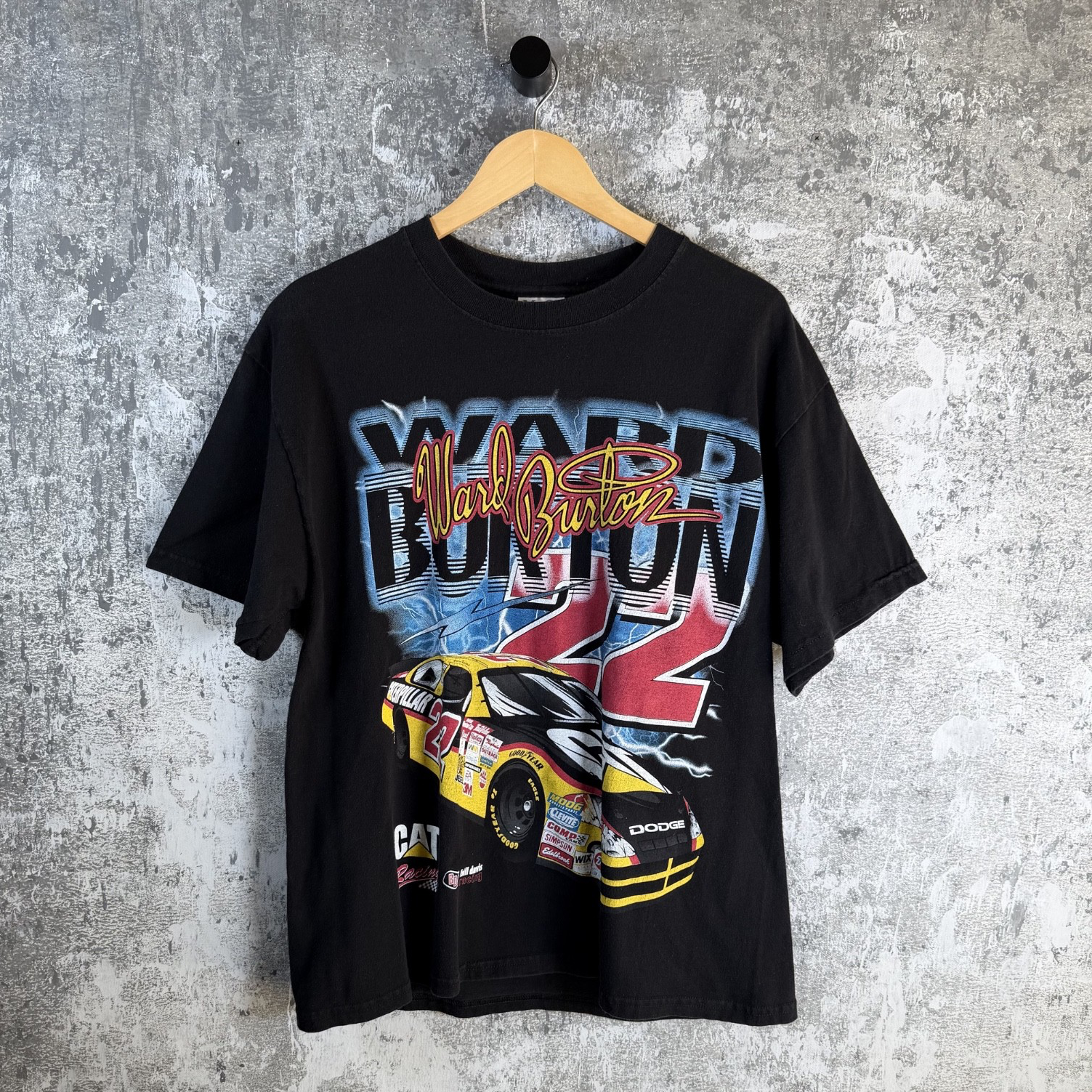 Nascar Ward Burton Vintage Y2K Tee Size Large