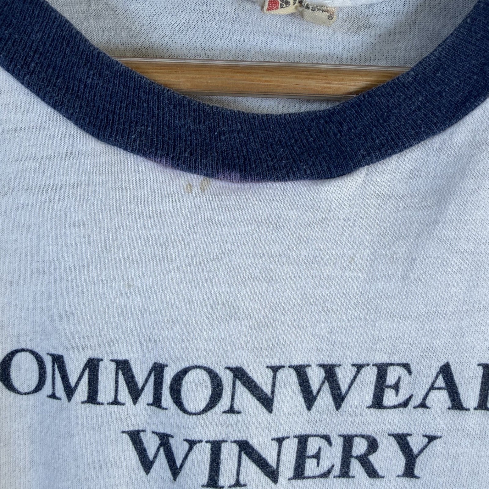 Commonwealth Winery Vintage 90's Tee Size Medium