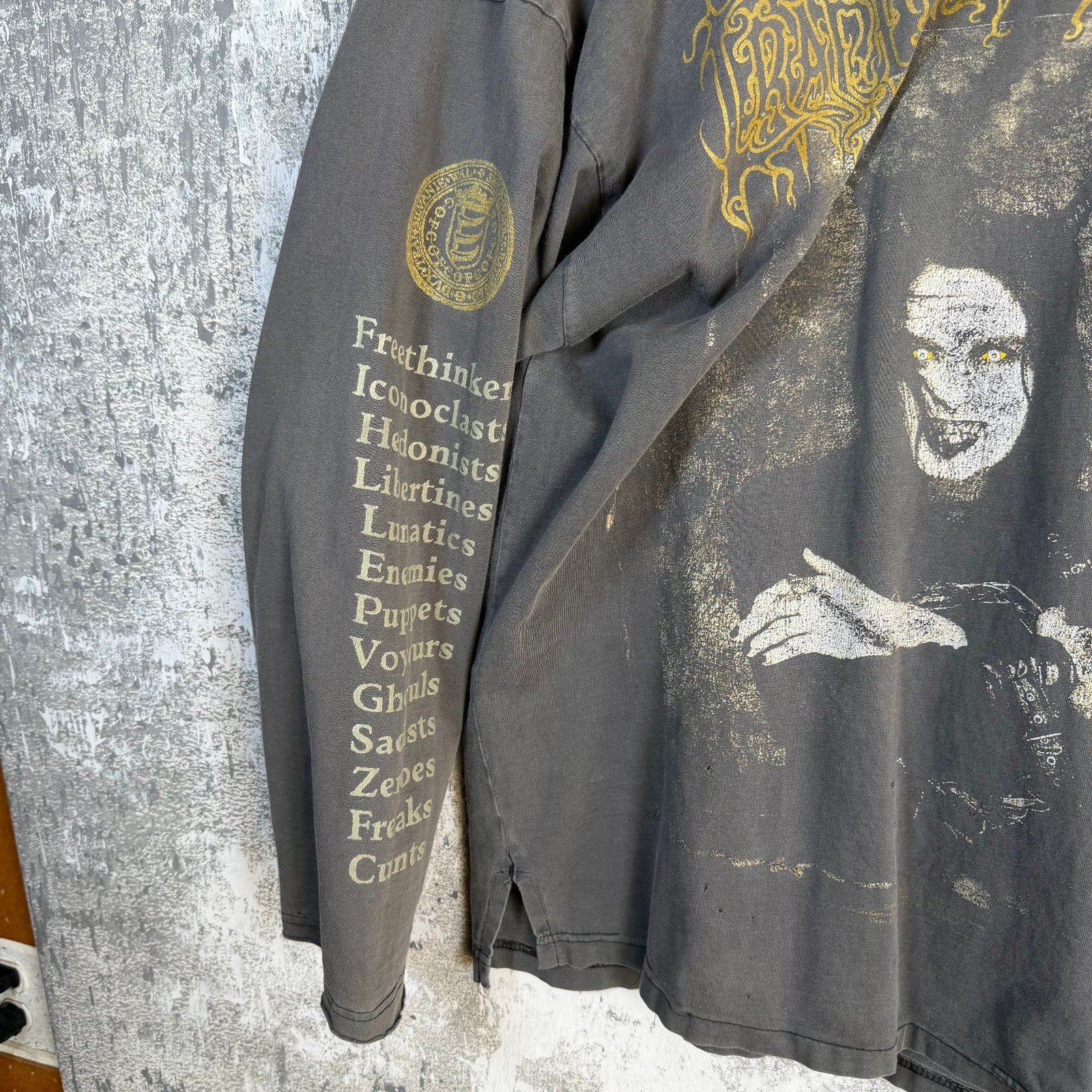 Cradle of Filth Vintage Longsleeve 90's Tee Size XL