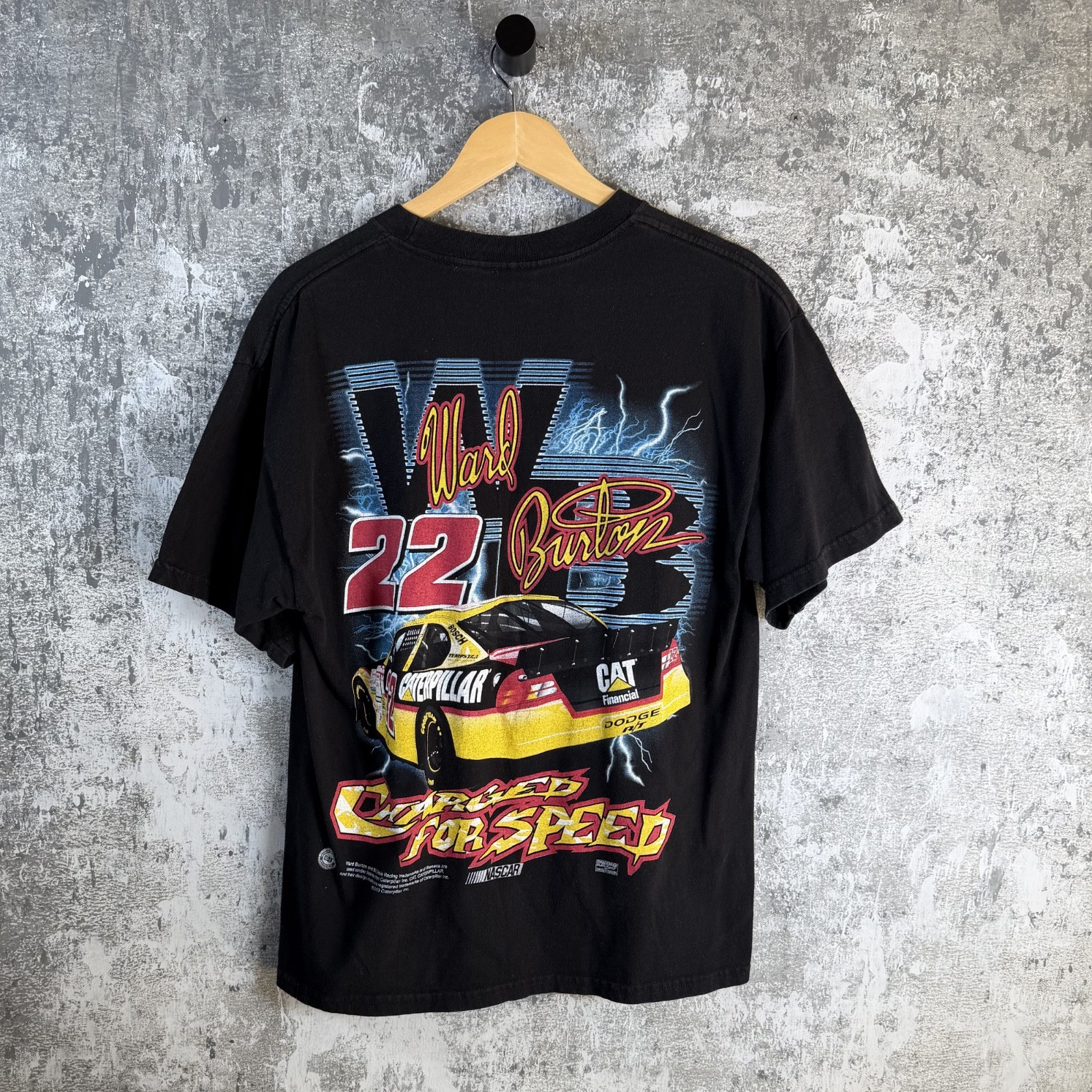 Nascar Ward Burton Vintage Y2K Tee Size Large