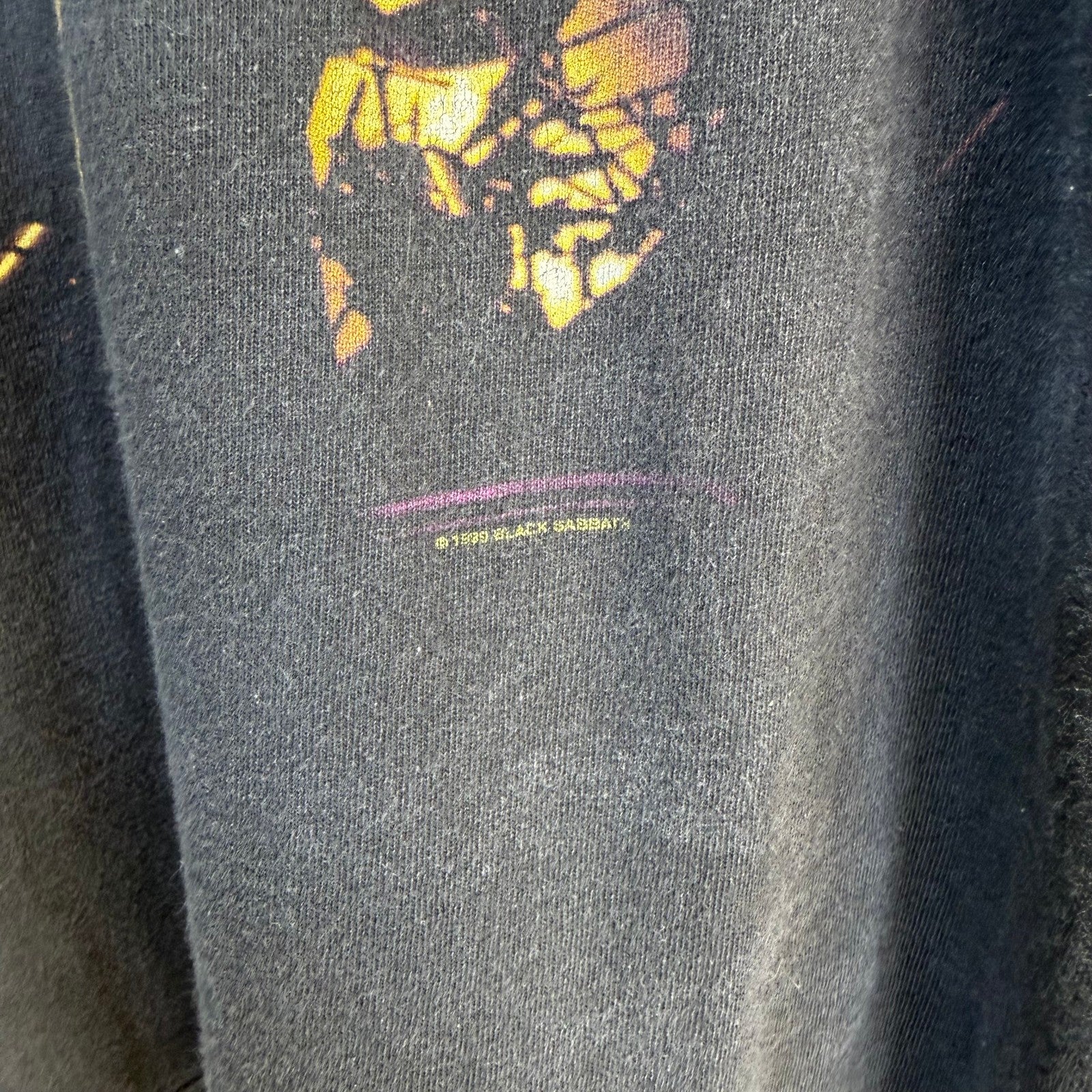 Black Sabbath 1999 Reunion Vintage Tour Tee Size Large