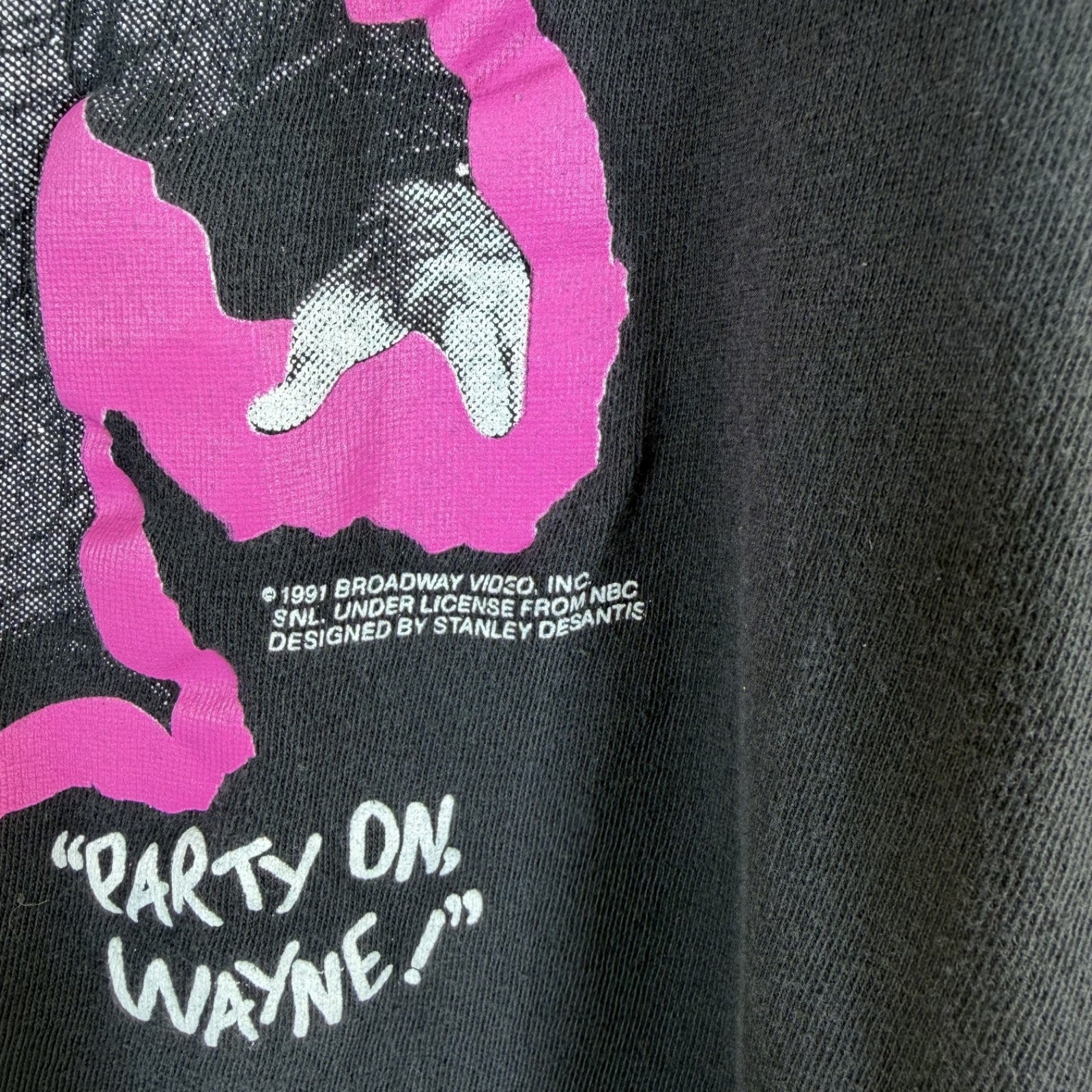 Waynes World Vintage 90's SNL Promo Tee Size XL