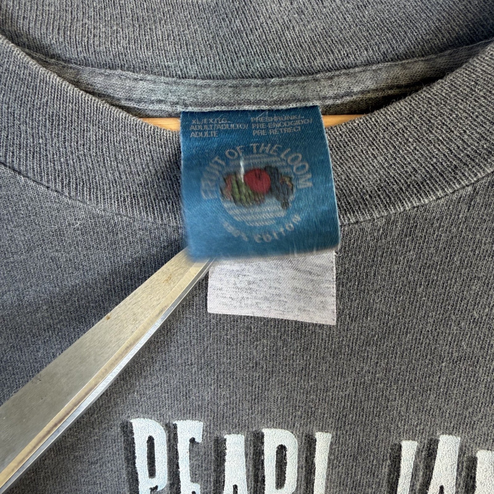 Vintage Pearl Jam Freak 90's Tour Shirt Size XL
