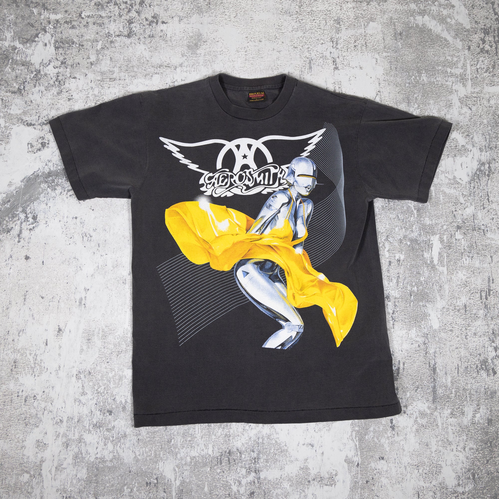 Aerosmith Just Push Play 2001 Premium Vintage Shirt – FADEDBLK