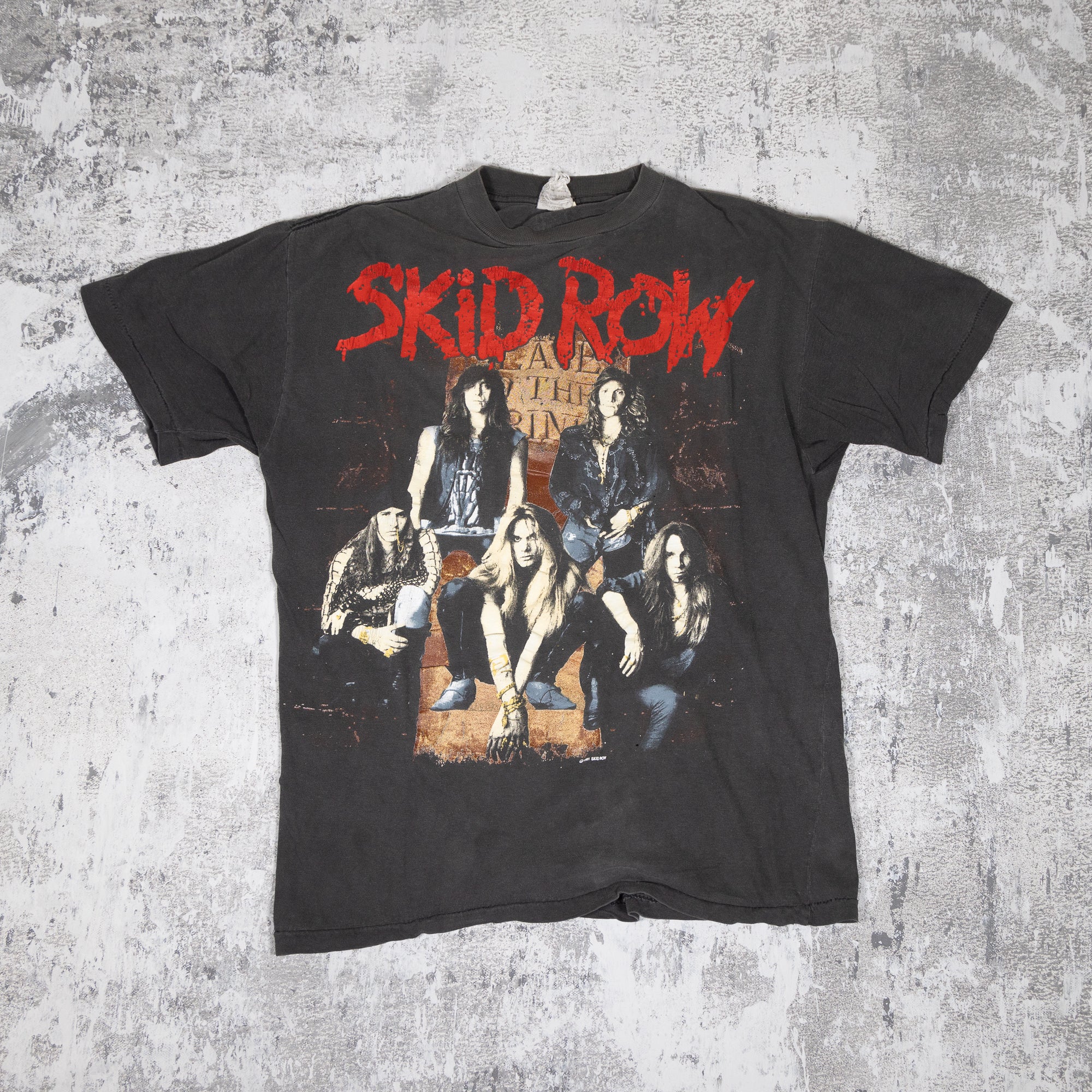 Skid Row Vintage 90s Tour Tee – FADEDBLK