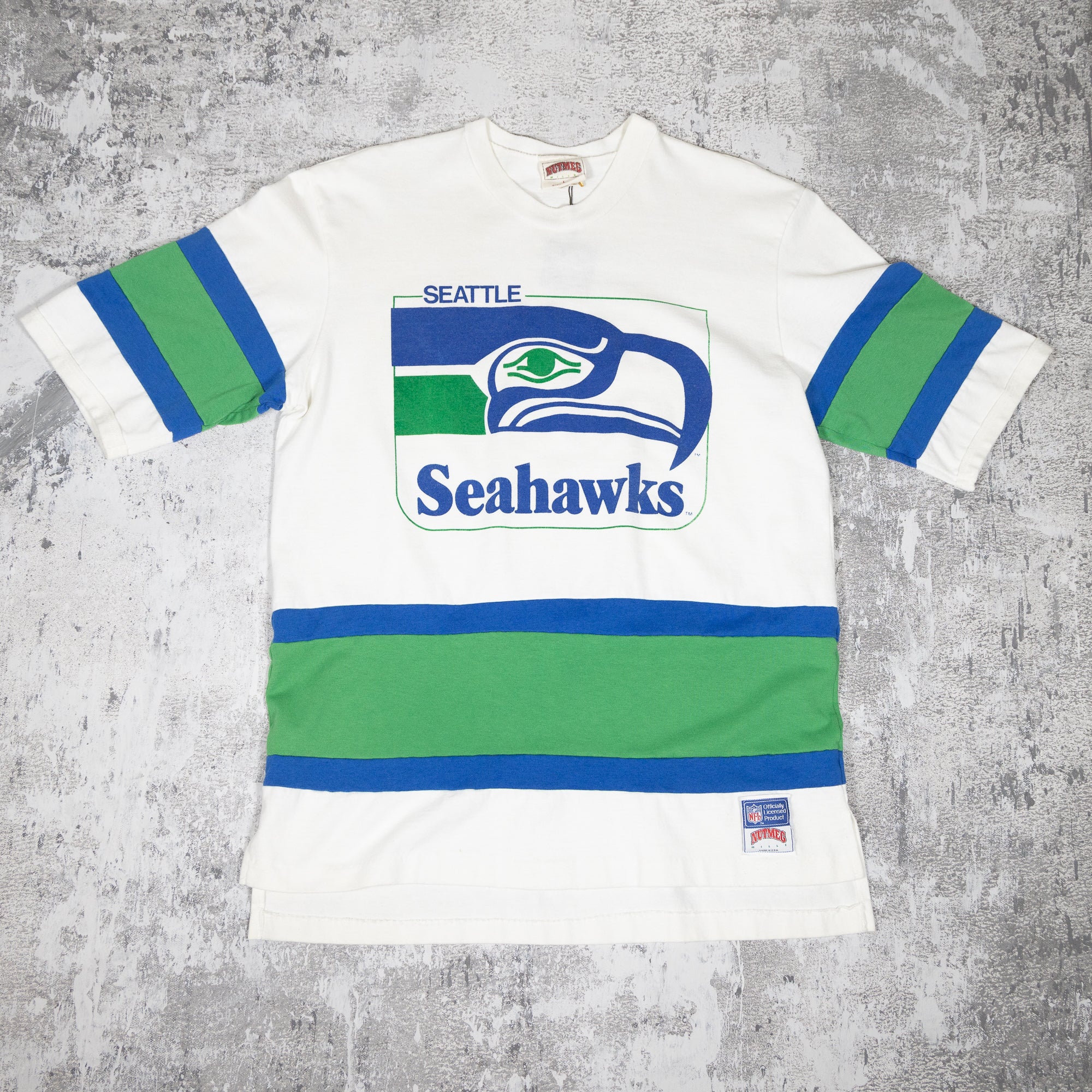 Seattle Seahawks Jersey Vintage 90s Tee – FADEDBLK