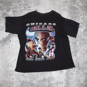 Chicago Bulls Vintage 90s Rings Parking Lot Boot Tee