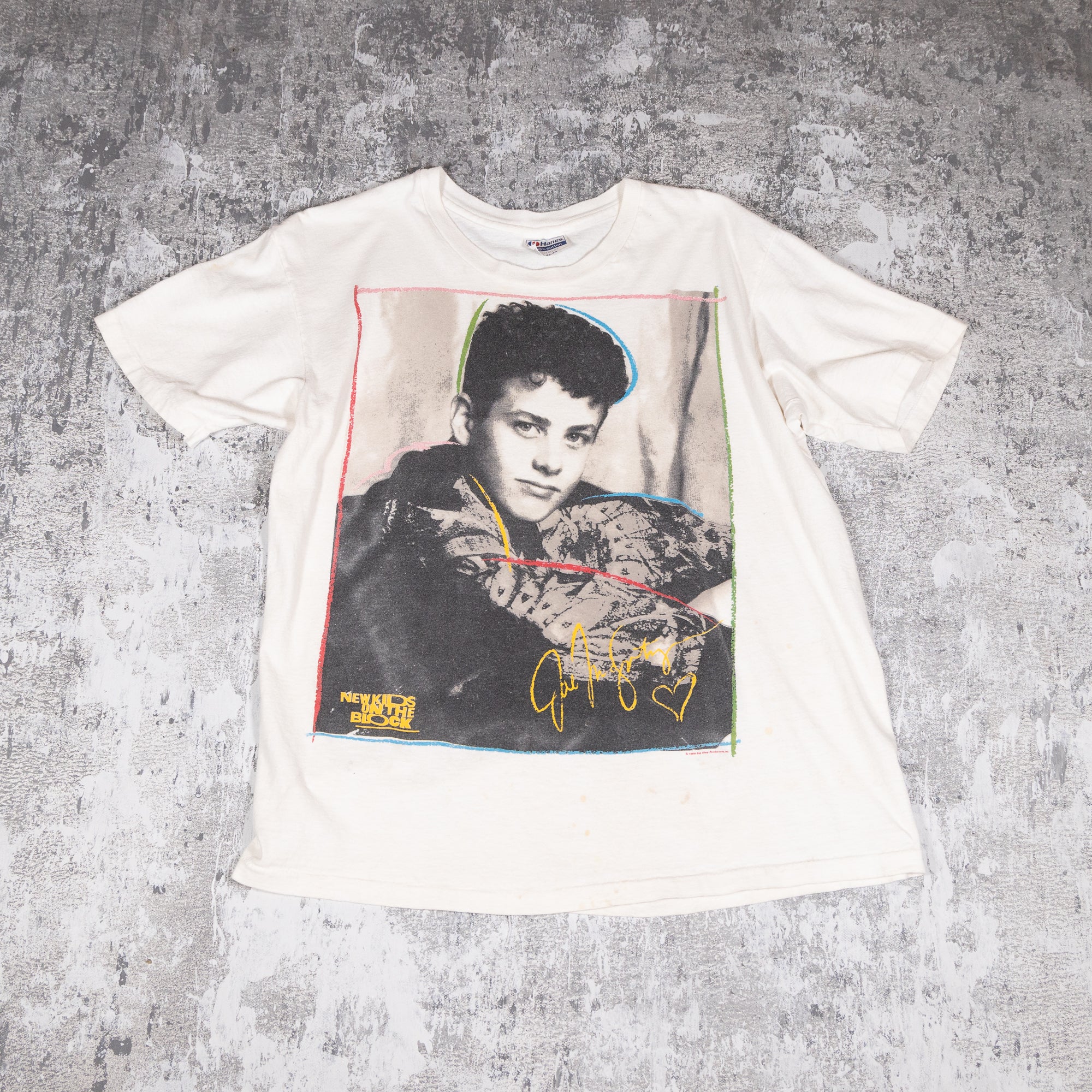 New Kids On The Block Vintage 80s Tee – FADEDBLK